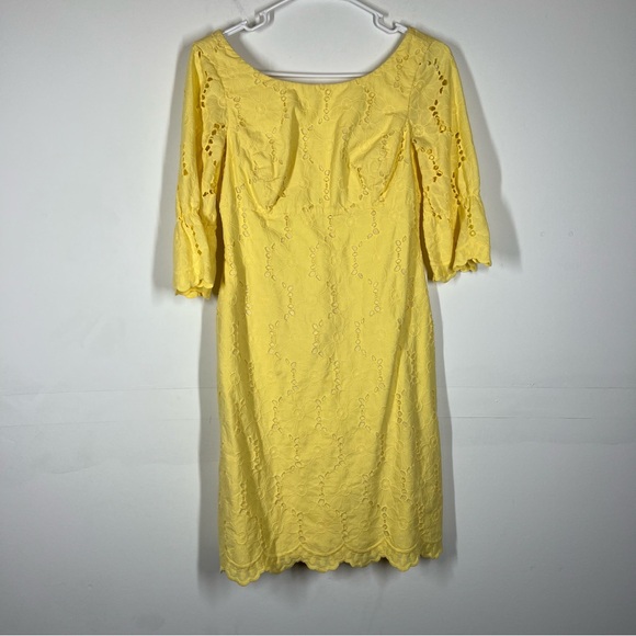 Lilly Pulitzer Dresses & Skirts - Lilly Pulitzer Shana Floral Eyelet Embroidered Dress Size 2